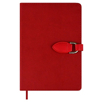 Ежедневник недатированный ESCALADA, А5, 120 л., арт. 70612/ 15 БУЙВОЛ КРАСНЫЙ (кожзам: 146x211 мм, т