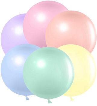 Шар (36''/91 см), Ассорти, макарунс, 10 шт. 636270