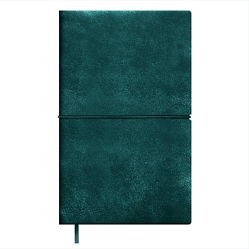 Еженедельник недатированный ESCALADA, А6+, 120 л., арт. 70762/ 20 НАППА МЕТАЛЛИК ЗЕЛЁНЫЙ (кожзам: 12
