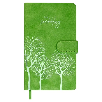 Ежедневник недатированный ESCALADA, А6+, 120 л., арт. 70679/ 20 ТИВОЛИ САЛАТОВЫЙ (кожзам: 110х190 мм