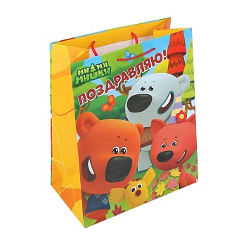 392888 Пакет подарочный МАТОВЫЙ м,140 гр/м2 ЧУДО ПРАЗДНИК в кор.12*12шт