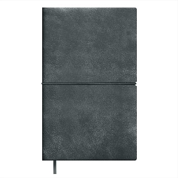 Еженедельник недатированный ESCALADA, А6+, 120 л., арт. 70761/ 20 НАППА МЕТАЛЛИК ГРАФИТОВЫЙ (кожзам: