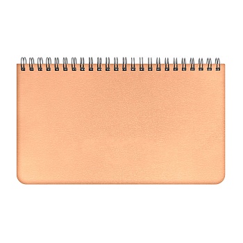 Планинг недатированный ESCALADA, 190х110 мм, 68 л., арт. 70759/ 20 БЬЯНЧИНИ ОРАНЖЕВЫЙ (кожзам: твёрд