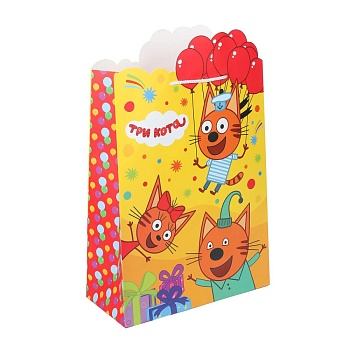 400410 Пакет подарочный креативный Три Кота xl,190 гр/м2 ЧУДО ПРАЗДНИК в кор.5*12шт
