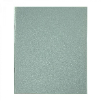 Тетрадь 48л., А5, клетка, Alingar "Мятный", скрепка, дизайнерский картон, глиттерное напыление, блок