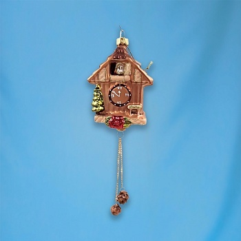 ФОРМОВОЧНАЯ ИГРУШКА, DARLENS «ЧАСЫ С КУКУШКОЙ», 7Х6Х23 СМ, СТЕКЛО
