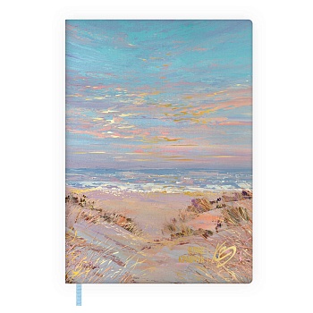 Ежедневник недатированный ESCALADA, #ВЛАД КРАВЧУК, А6+, 120 л., арт. 70698/ 20 ВЕЧЕР НА МОРЕ (кожзам