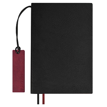 Ежедневник недатированный ESCALADA, А5, 160 л., арт. 70651/ 15 ШЕВРЕТ ЧЁРНЫЙ (кожзам: 146х211 мм, мя