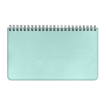 Планинг недатированный ESCALADA, 190х110 мм, 68 л., арт. 70758/ 20 БЬЯНЧИНИ МЯТНЫЙ (кожзам: твёрдый 