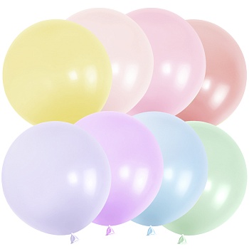 Шар (36''/91 см), Ассорти, макарунс, 10 шт.