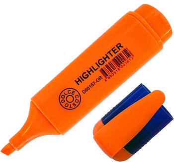 167 Текст-маркер DOLCE COSTO оранжевый 5 мм,