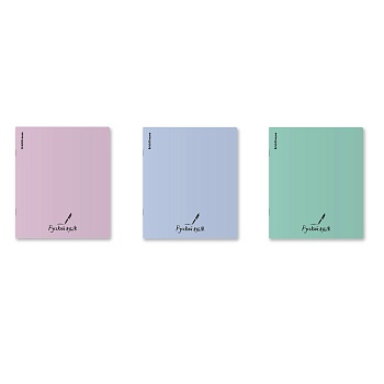 Тетрадь общая ученическая с пластиковой обложкой на скобе ErichKrause Pastel Bloom ассорти, Русский 