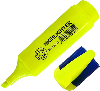 167 Текст-маркер DOLCE COSTO желтый 5 мм,