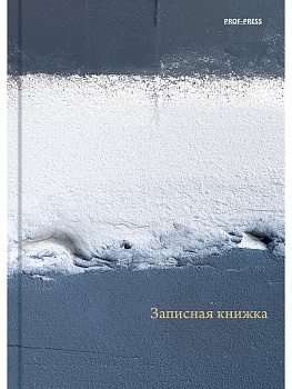 ЗАПИСНАЯ КНИЖКА. А6 160л. СЕРО-БЕЛАЯ ТЕКСТУРА (160-7189) 7БЦ, глянц.ламин., цвет.мелов.обл