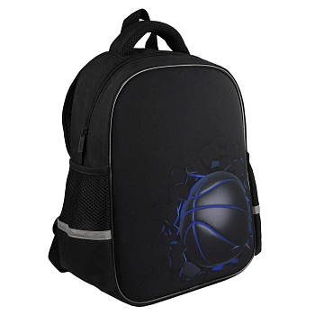Ранец школьный Феникс+ арт.68234/ 6 БАСКЕТБОЛЬНЫЙ МЯЧ (27,5x37,5x14,5 см, полиэстер, ЭВА-панель, суб