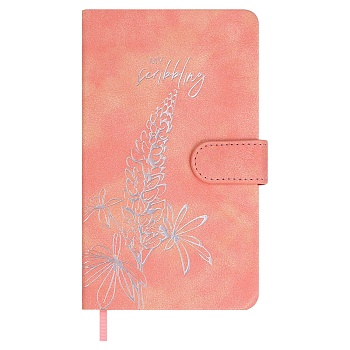 Ежедневник недатированный ESCALADA, А6+, 120 л., арт. 70677/ 20 ТИВОЛИ РОЗОВЫЙ (кожзам: 110х190 мм, 