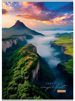 TМ"Profit"Тетрадь КЛЕТКА 96л. А4 КРАСИВЫЙ ПЕЙЗАЖ (96-9008) цвет.мелов.обл