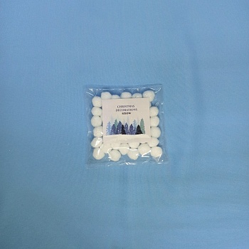 СНЕЖНЫЕ ШАРИКИ, DARLENS, 2 СМ, 40 ШТ