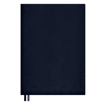 Ежедневник недатированный ESCALADA, А4, 160 л., арт. 70570/ 10 ТИВОЛИ СИНИЙ (кожзам: 210х297 мм, мяг