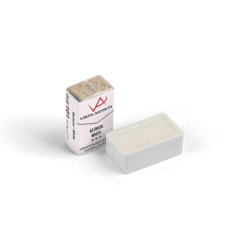 Краска акварель "VISTA-ARTISTA"   художественная, кювета   VAW   2.5 мл 101 белила
