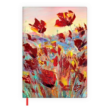 Ежедневник недатированный ESCALADA, #ВЛАД КРАВЧУК, А6+, 120 л., арт. 70699/ 20 МАКИ (кожзам: 126х174