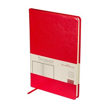 БЛОКНОТ А5 "MEGAPOLIS NEBRASKA"  (КРАСНЫЙ) без обреза