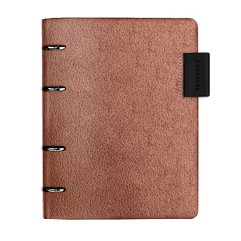 Папка-обложка для сменных блоков тетрадей ESCALADA, А5+, арт. 70720/ 20 ПЕПЕЛЬНО-КОРАЛЛОВЫЙ ХАРД (ко