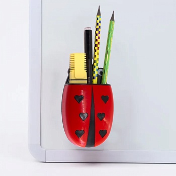 Магнитная подставка для маркерной доски фигурная, Alingar, 12 х 7 х 4 см, "Божья коровка", красный/ч