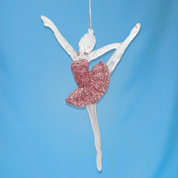 ПОДВЕСКА, DARLENS «БАЛЕРИНА», 14Х9,5 СМ, АКРИЛ