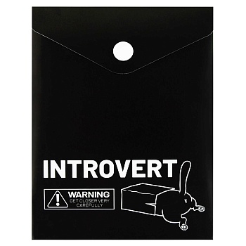 Папка для документов пластиковая Феникс+, арт. 69030/ 12 ИНТРОВЕРТ (полипропилен, 15.8х11.4 см, 1 от