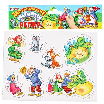 381243 Репка. Развивающая игра на магнитах. 210х240х5 мм. Умные игры в кор.100шт