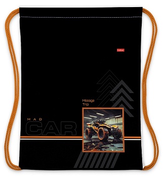 NMn_18040 Мешок для сменной обуви 33х42см 1 отделение  -MAD CAR-  в индив.упак.