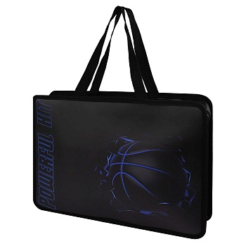 Папка для школьных тетрадей пластиковая Феникс+, арт. 69279/ 12 БАСКЕТБОЛЬНЫЙ МЯЧ (полипропилен, фор