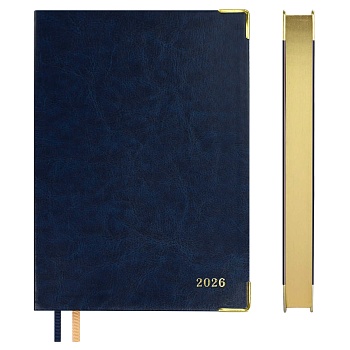 Ежедневник датированный 2026 ESCALADA, #ДУМАЙ КАК МИЛЛИАРДЕР, А5, 176 л., арт. 70259/ 15 САРИФ СИНИЙ