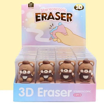 Ластик BEAR цена за 1шт! арт.KK-7465 (24/576шт)