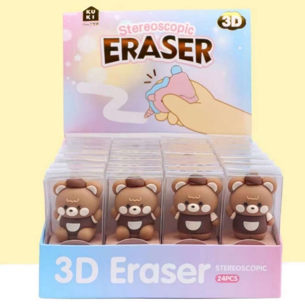 Ластик BEAR цена за 1шт! арт.KK-7465 (24/576шт)