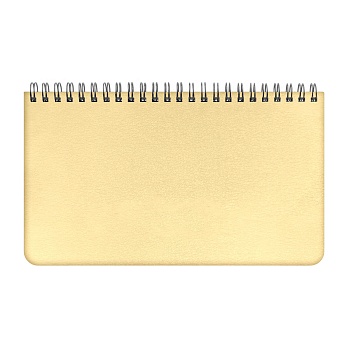 Планинг недатированный ESCALADA, 190х110 мм, 68 л., арт. 70757/ 20 БЬЯНЧИНИ ЖЁЛТЫЙ (кожзам: твёрдый 