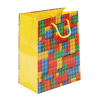 392906 Пакет подарочный глянцевый xl,конструктор,140 гр/м2 ЧУДО ПРАЗДНИК в кор.5*12шт