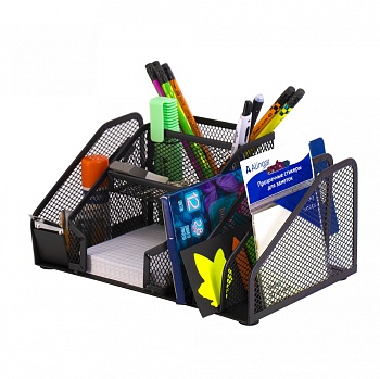 Подставка-органайзер д/канцтоваров, Alingar, металлическая, 22,5 см * 14,5 см*11 см, 7 отделений, де
