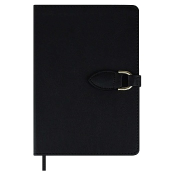 Ежедневник недатированный ESCALADA, А5, 120 л., арт. 70611/ 15 БУЙВОЛ ЧЁРНЫЙ (кожзам: 146x211 мм, тв