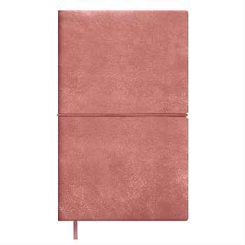 Еженедельник недатированный ESCALADA, А6+, 120 л., арт. 70760/ 20 НАППА МЕТАЛЛИК РОЗОВЫЙ (кожзам: 12