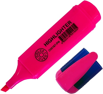 167 Текст-маркер DOLCE COSTO розовый 5 мм,