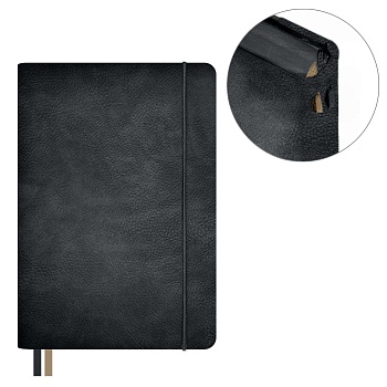 Ежедневник недатированный ESCALADA, А5, 160 л., арт. 70635/ 15 ШЕВРЕТ СЕРЫЙ (кожзам: 146x211 мм, твё