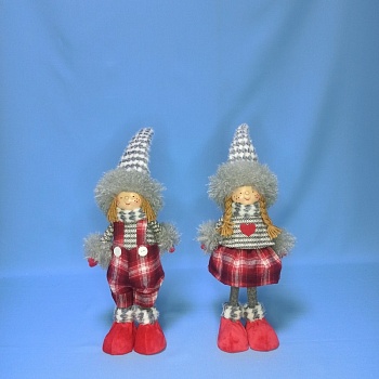 ДЕКОРАТИВНАЯ ФИГУРА, DARLENS «МАЛЬЧИК И ДЕВОЧКА», 15Х10Х47 СМ, АССОРТИ