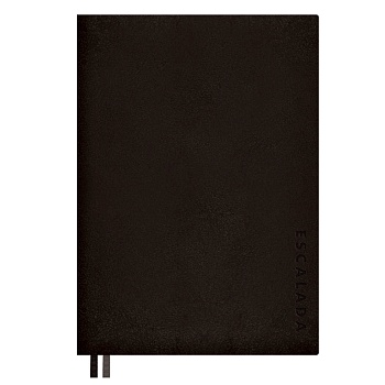 Ежедневник недатированный ESCALADA, А4, 160 л., арт. 70569/ 10 ТИВОЛИ ТЁМНО-КОРИЧНЕВЫЙ (кожзам: 210х