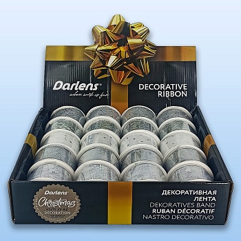 ЛЕНТА УПАКОВОЧНАЯ, DARLENS, 5MMX27М, АССОРТИ DL-DRL07770