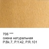 Краска акварель "VISTA-ARTISTA"   художественная, кювета   VAW   2.5 мл 706 сиена натуральная