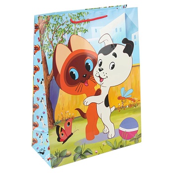 396264 Пакет подарочный глянцевый СОЮЗМУЛЬТФИЛЬМ xl,140 гр/м2 ЧУДО ПРАЗДНИК в кор.5*12шт