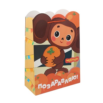 400414 Пакет подарочный креативный СОЮЗМУЛЬТФИЛЬМ xl,190 гр/м2 ЧУДО ПРАЗДНИК в кор.5*12шт