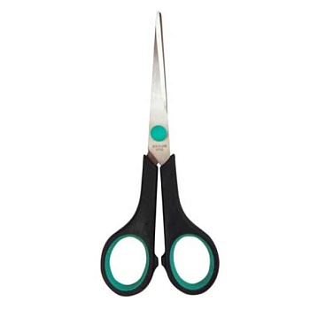 172 Ножницы 17,5 см DOLCE COSTO ручки с резиновыми вставками,